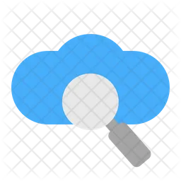 Cloud searching  Icon