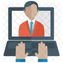 Searching Candidate Finding Employee Human Resource Icon