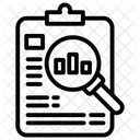 Searching Data Scanning Exploring Data Icon