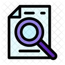 Searching Document File Document Icon