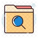 Searching Folder Magnifier Folder Icon