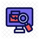 Searching Job Online Icon