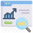 Searching Keyword Website Analytic Icon