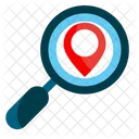 Searching Location Compass Rose Location Icon