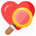 Heart Love Loupe Icon