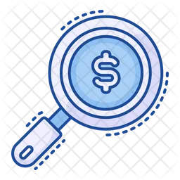 Searching Money  Icon