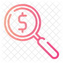 Searching Money Business And Finance Loop Icon