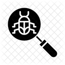 Virus Search Searching Virus Search Bug Icon