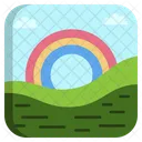 Seascapes Rainbow Cloud Icon