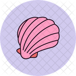 Seashell Icon - Download in Rounded Style