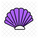 Seashell Summer Vacation Icon