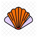 Seashell Summer Vacation Icon