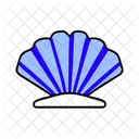 Seashell Summer Vacation Icon