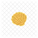 Yellow Seashell Underwater Icon