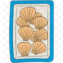 Seashells Scallops Food Icon