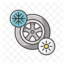 Seasonal tyres  Icon