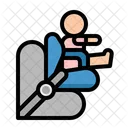 Seat Car Baby Icon