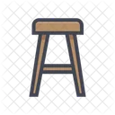 Seat Chair Dine Table Chair Icon