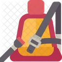 Seatbelt Passenger Buckle Icon