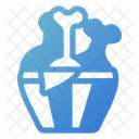 Seau De Poulet Viande Restauration Rapide Icon