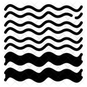 Seawater Ocean Waves Icon