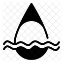 Seawater Ocean Waves Icon