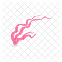 Pink Long Seaweed Icon