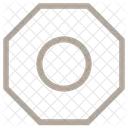 Sechseck Form Geometrisch Symbol