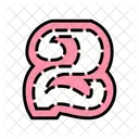Second Number Numbers Icon