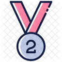 Second Place Medal  Icon