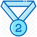 Second Place Medal  Icon