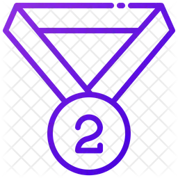 Second Place Medal  Icon