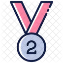 Second Place Medal  Icon