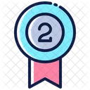 Second Place Ribbon  Icon