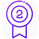 Second Place Ribbon  Icon