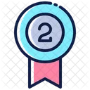 Second Place Ribbon  Icon