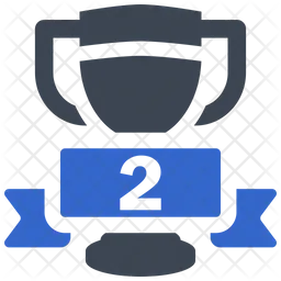 Second place trophy  Icon