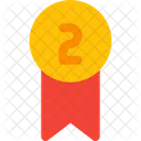 Second Rank Badge Bronze Icon