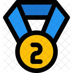 Second Rank Medal  Icon