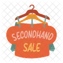 Secondhand Sale Clothing Hanging Icon