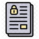 Secret Document Confidential File Icon