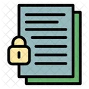 Secret File Secret Lock 아이콘
