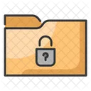 Secret Folder Private Folder Data Collection Icon