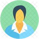 Secretary Female Worker Icon
