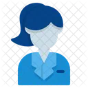 Secretary Avatar Woman Icon