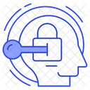 Brain Lock Privacy Secret Icon