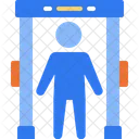 Security Gate Metal Detector Security Check Icon