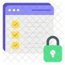 Secur Data Security Protection Icon