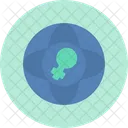 Secur Female  Icon