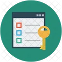 Secure Checklist Website Icon